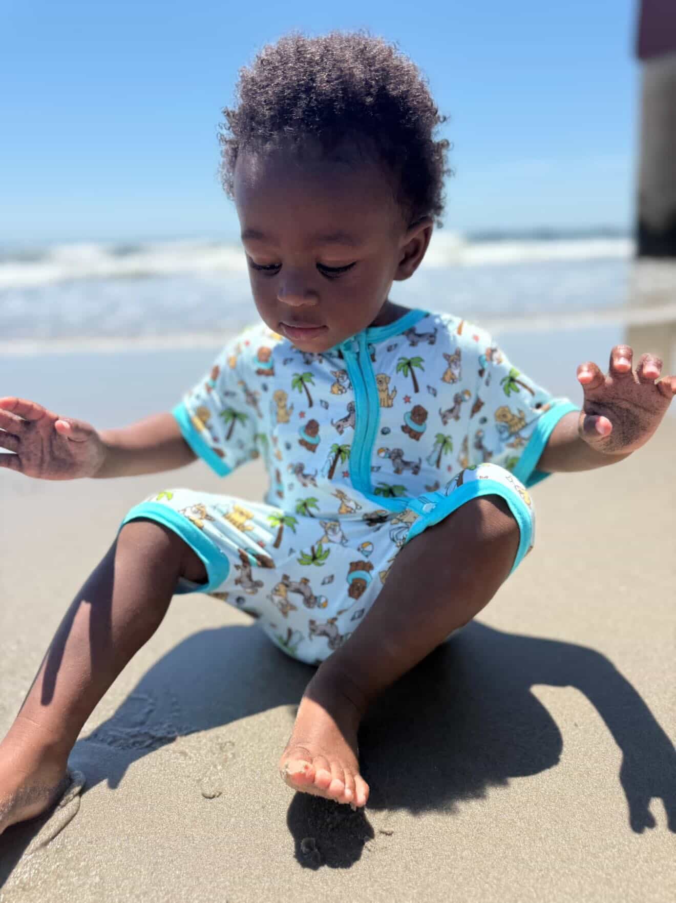Puppy Paradise Bamboo Romper