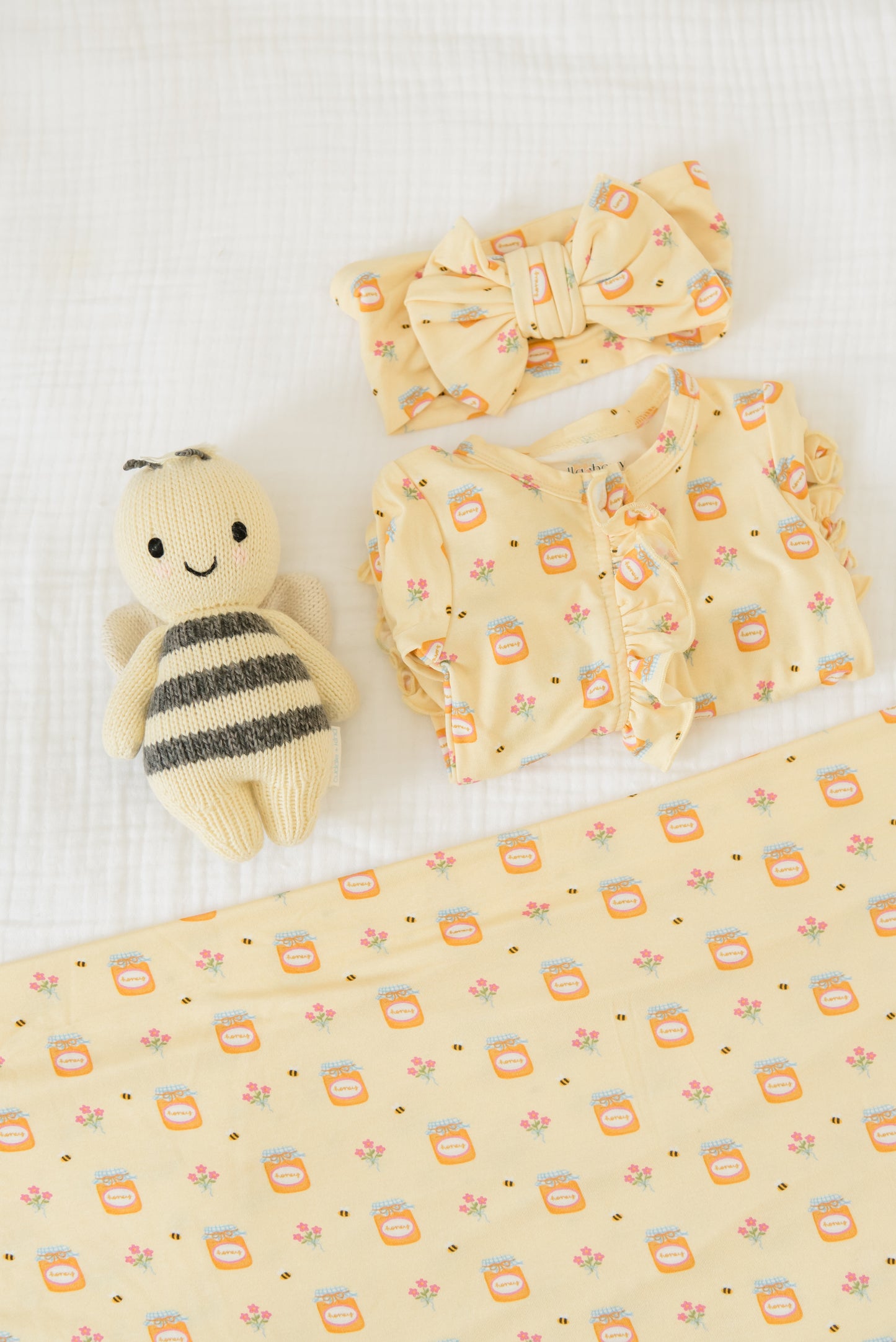 Sweet As Honey Swaddle | Blanket