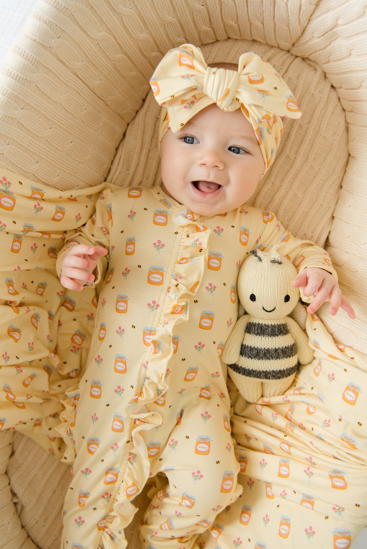 Sweet As Honey Swaddle | Blanket
