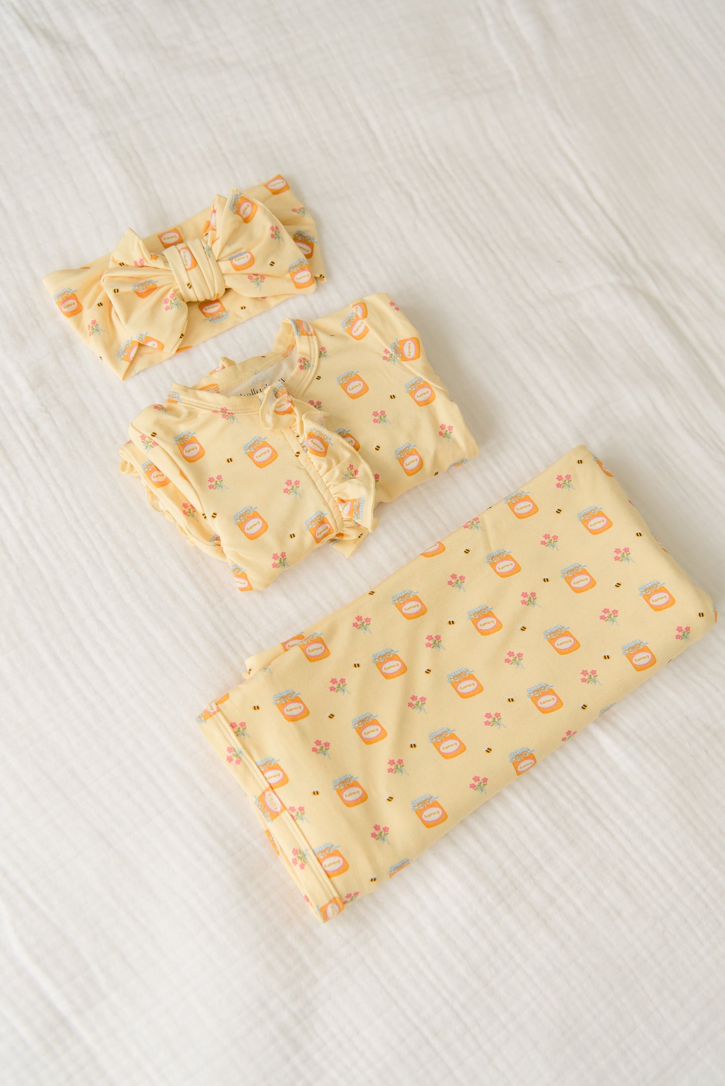 Sweet As Honey Swaddle | Blanket