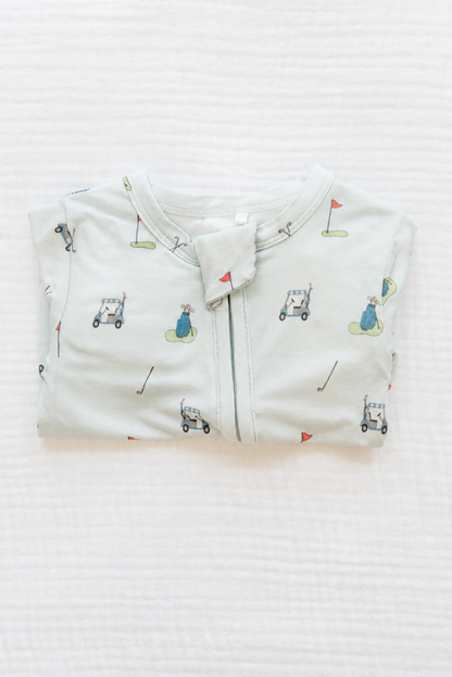 Personalized Boys Bamboo Footie