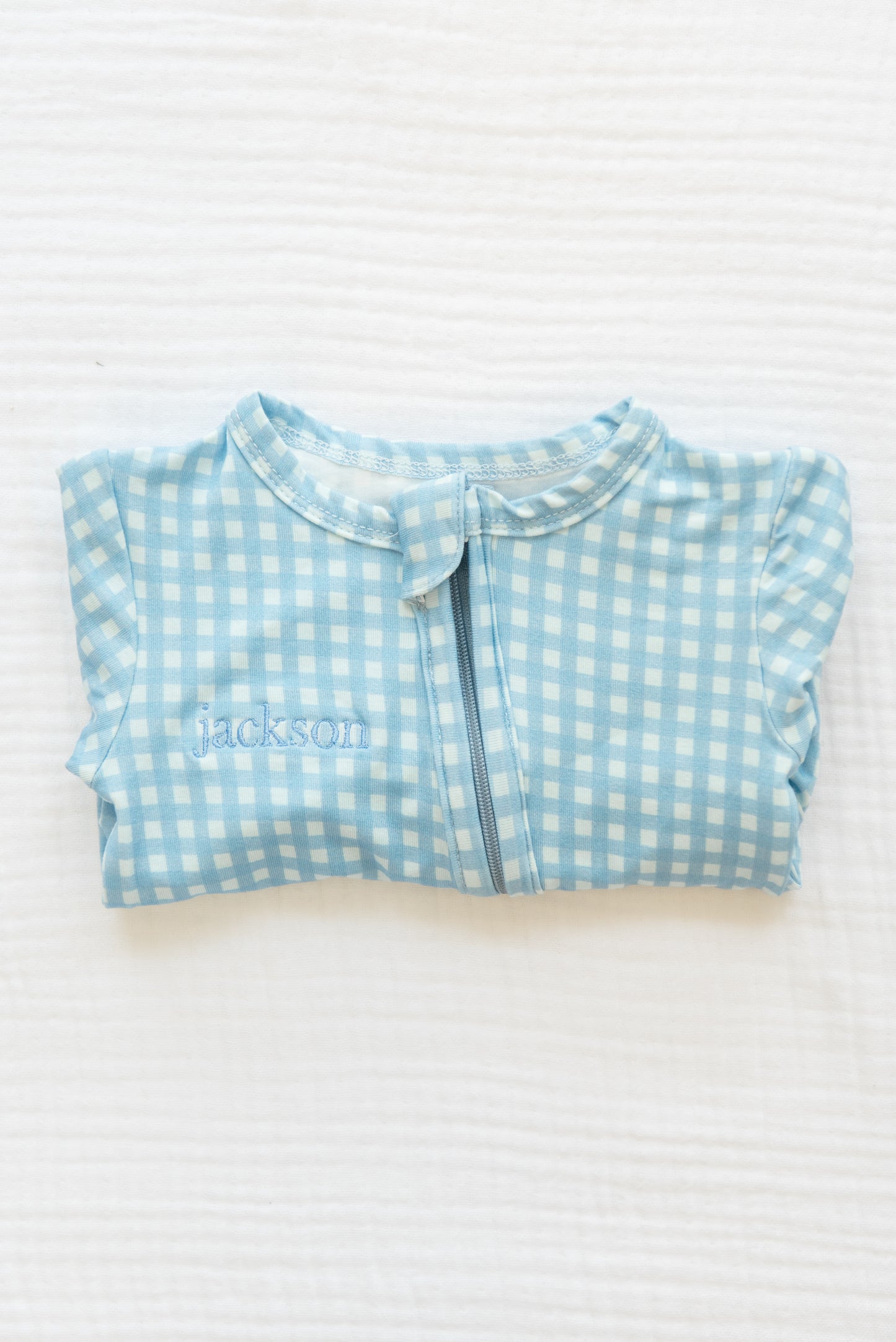 Personalized Boys Bamboo Footie