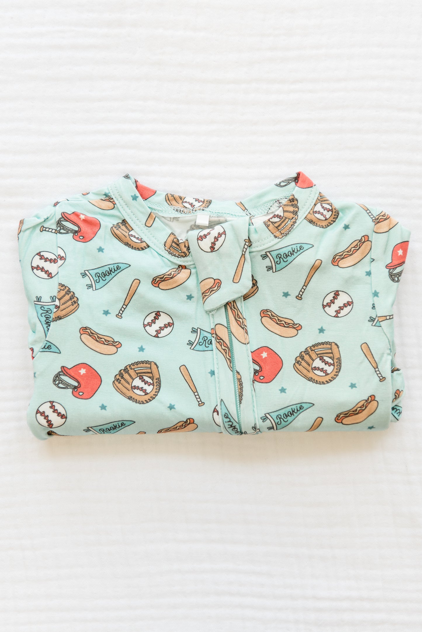 Personalized Boys Bamboo Footie