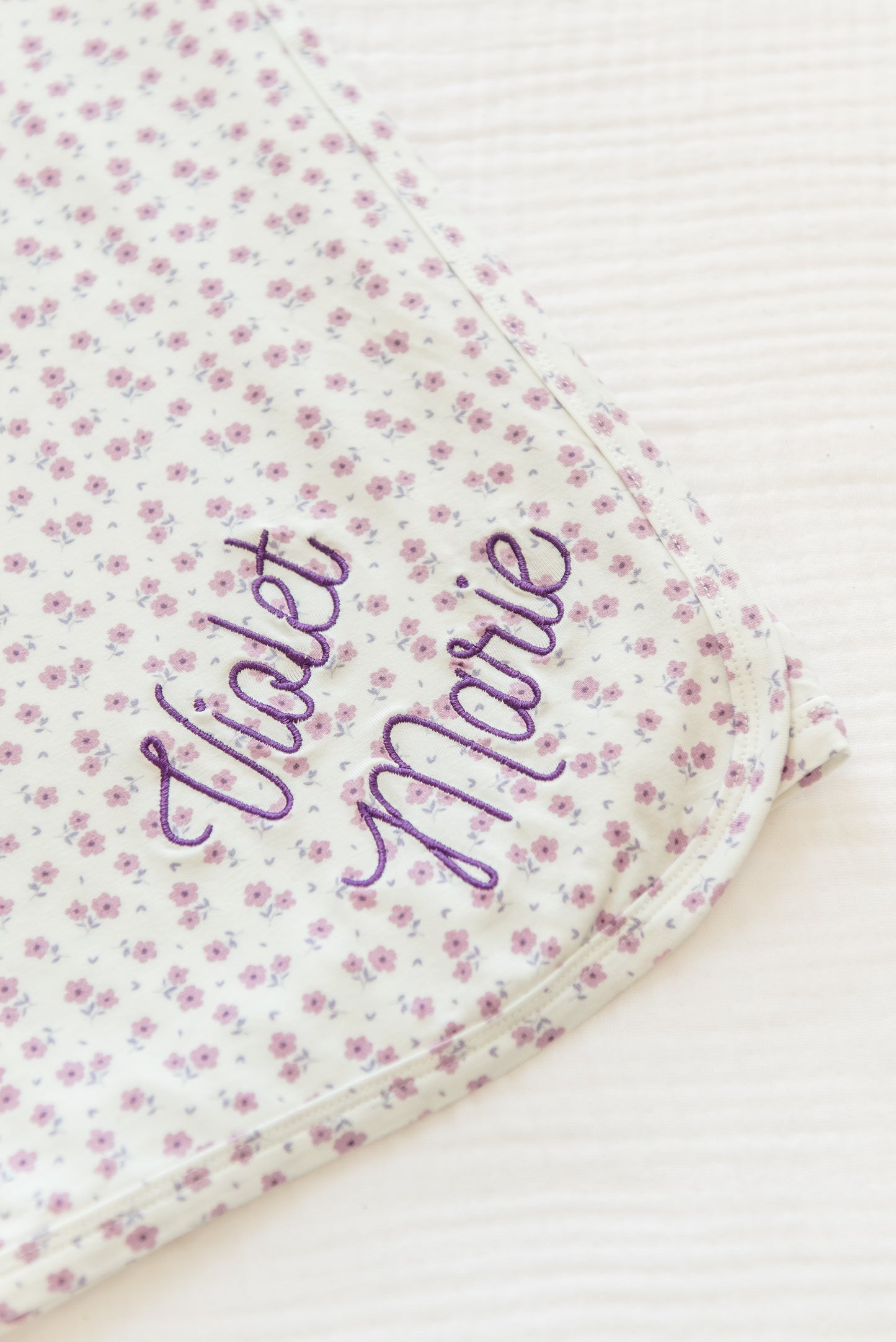 Personalized Bamboo Swaddle Blanket