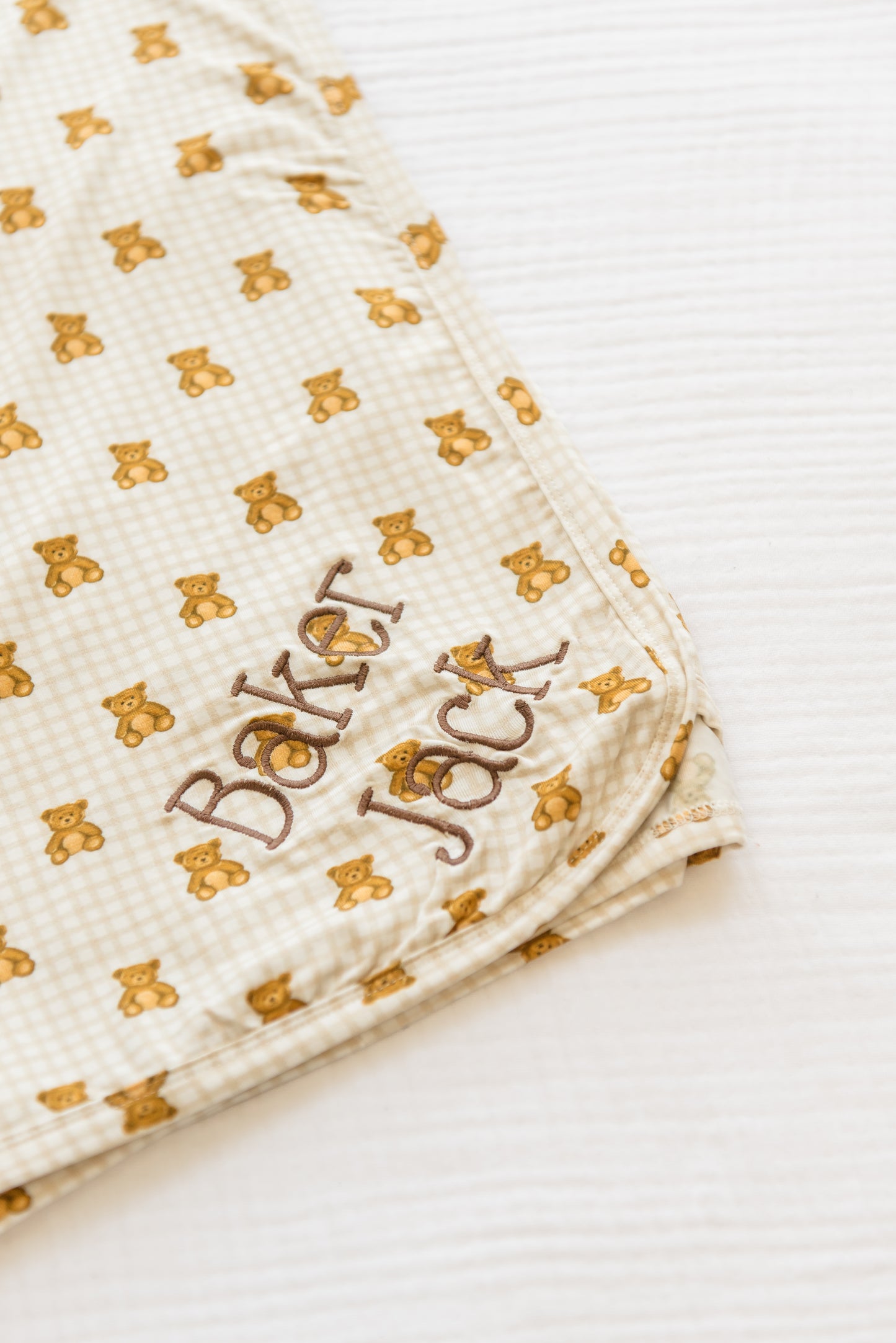 Personalized Bamboo Swaddle Blanket