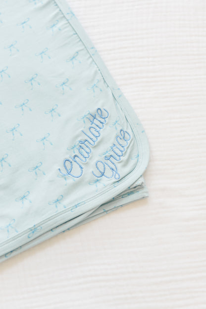 Personalized Bamboo Swaddle Blanket