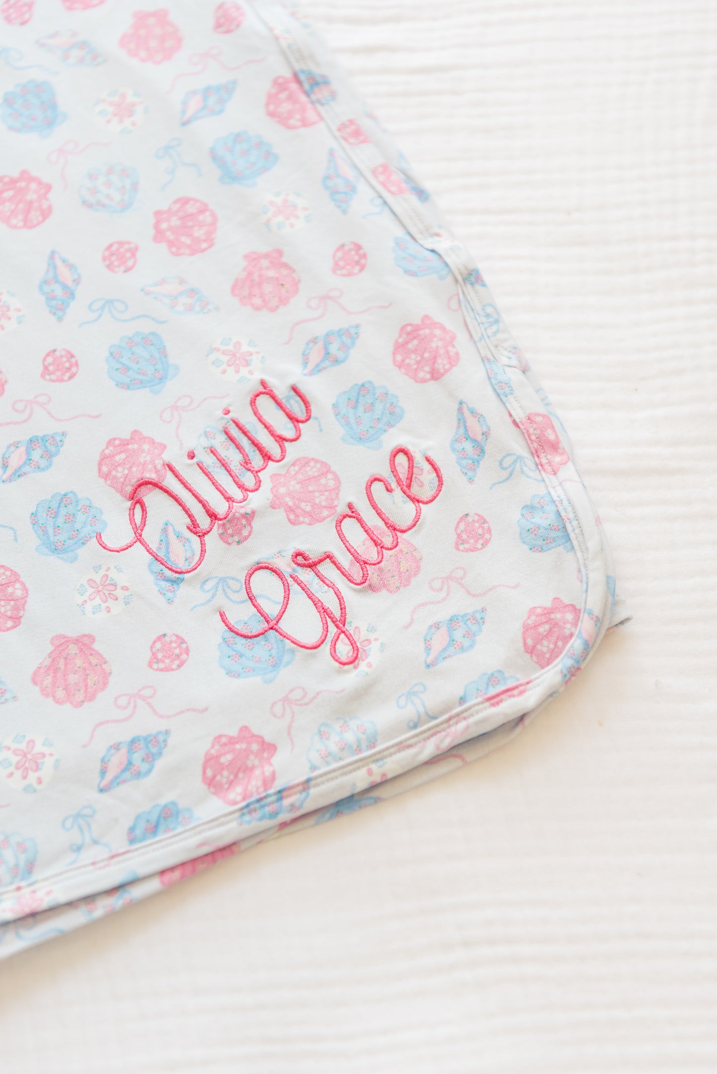 Personalized Bamboo Swaddle Blanket