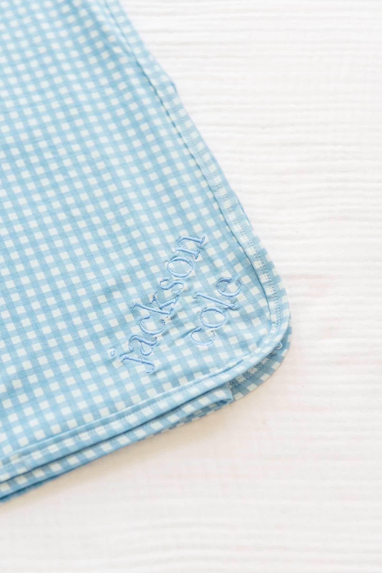 Personalized Bamboo Swaddle Blanket