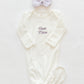Hand Stitched Newborn Bow Hat