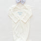 Hand Stitched Newborn Bow Hat