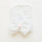 Hand Stitched Newborn Bow Hat