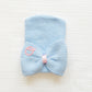 Hand Stitched Newborn Bow Hat