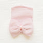 Hand Stitched Newborn Bow Hat