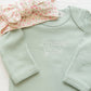 Personalized Organic Cotton Knotted Gown with Hat