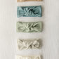 Organic Cotton Waffle Knit Bow + Hat