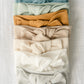 Organic Cotton Waffle Knit Bow + Hat
