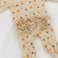 Fall-ing In Love Ruffled Footie