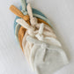 Organic Cotton Waffle Knit Bow + Hat