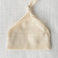 Organic Cotton Waffle Knit Bow + Hat