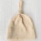 Organic Cotton Waffle Knit Bow + Hat