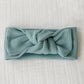 Organic Cotton Waffle Knit Bow + Hat