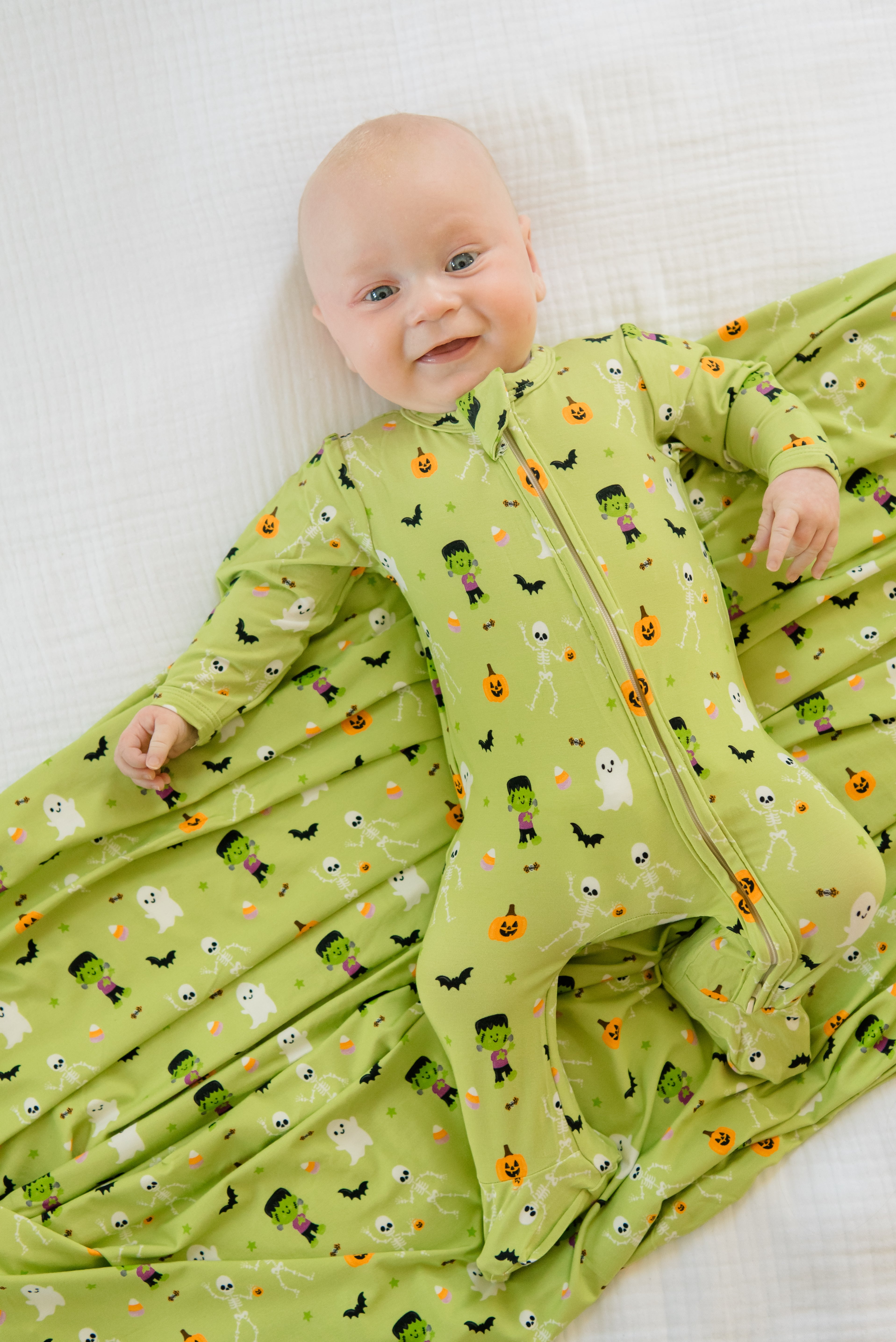 Little Monster Bamboo Footie
