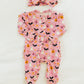 Boo-tiful Bows Ruffled Footie