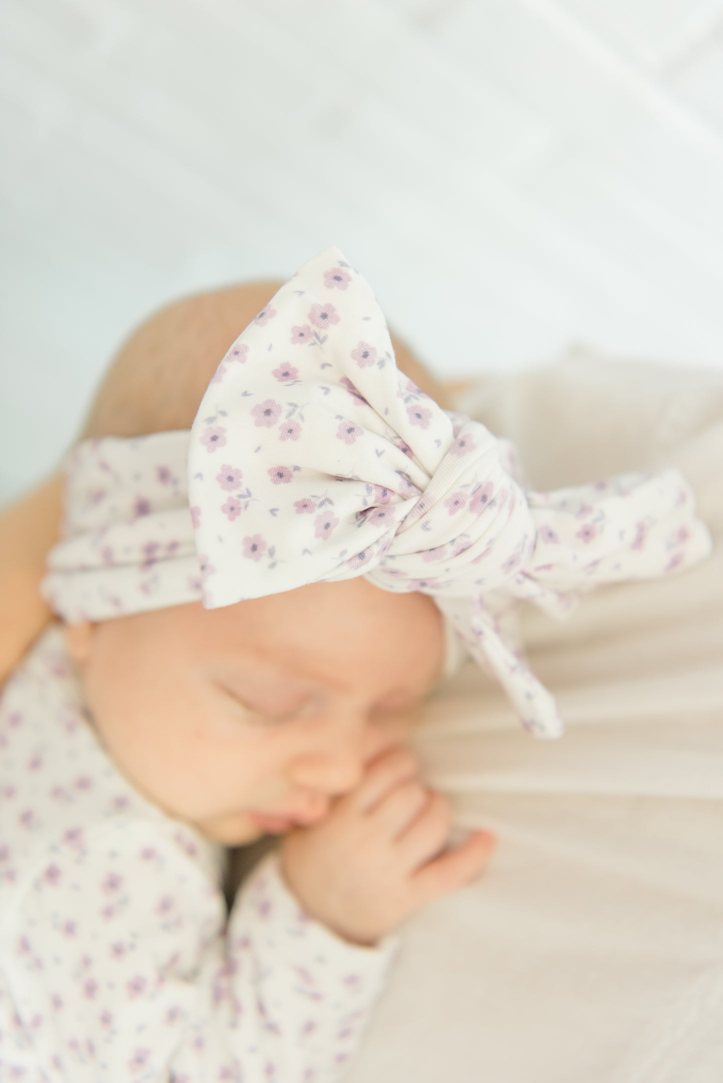 Lavender Bloom Double Knot Bow