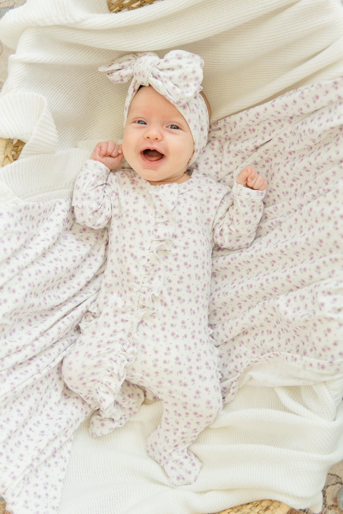 Lavender Bloom Double Knot Bow