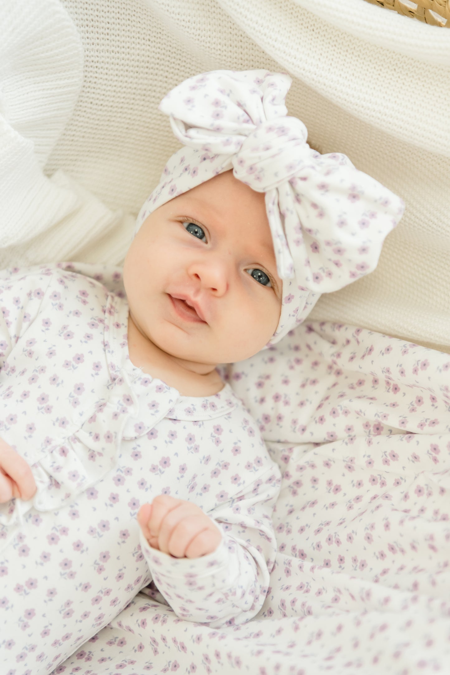 Lavender Bloom Double Knot Bow