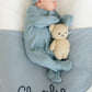 Hand Stitched Muslin Swaddle Blanket