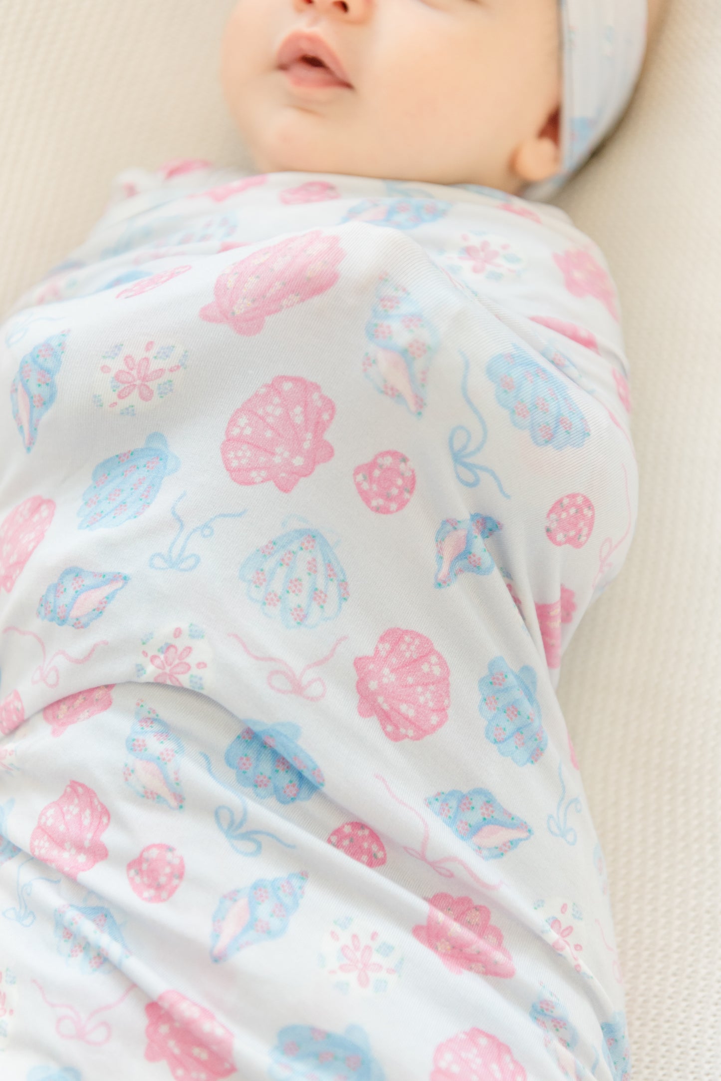 Shells Of Summer Swaddle | Blanket
