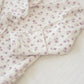 Lavender Bloom Ruffled Footie