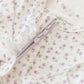 Lavender Bloom Ruffled Footie