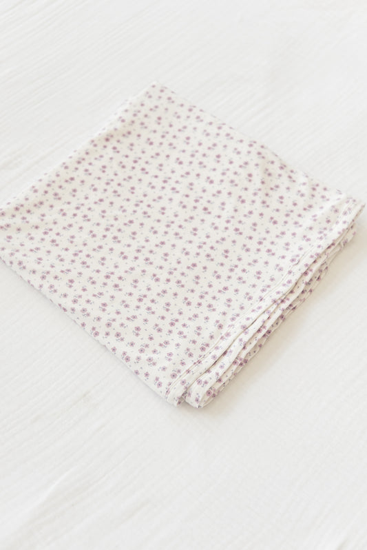 Lavender Bloom Swaddle | Blanket