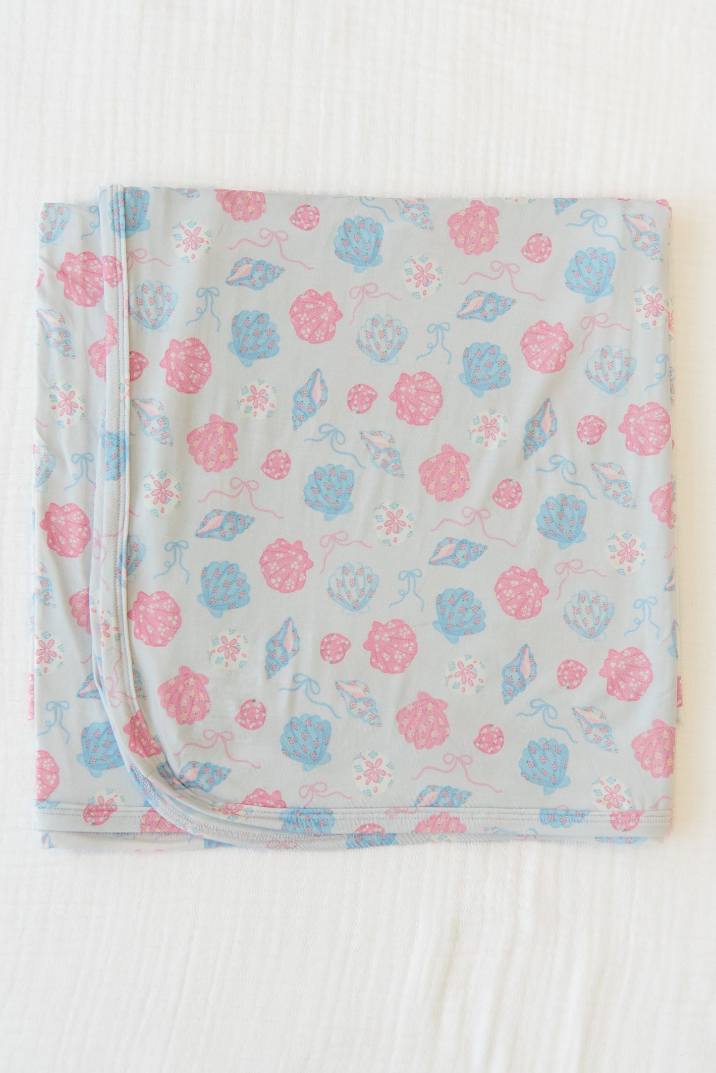 Shells Of Summer Swaddle | Blanket