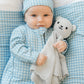 Blue Gingham Knotted Hat