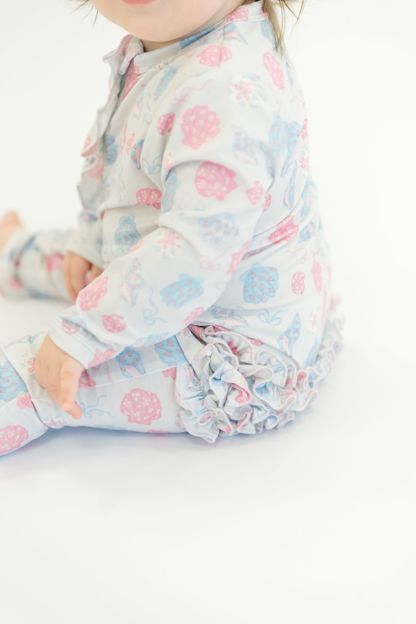 Bamboo Ruffled Footie