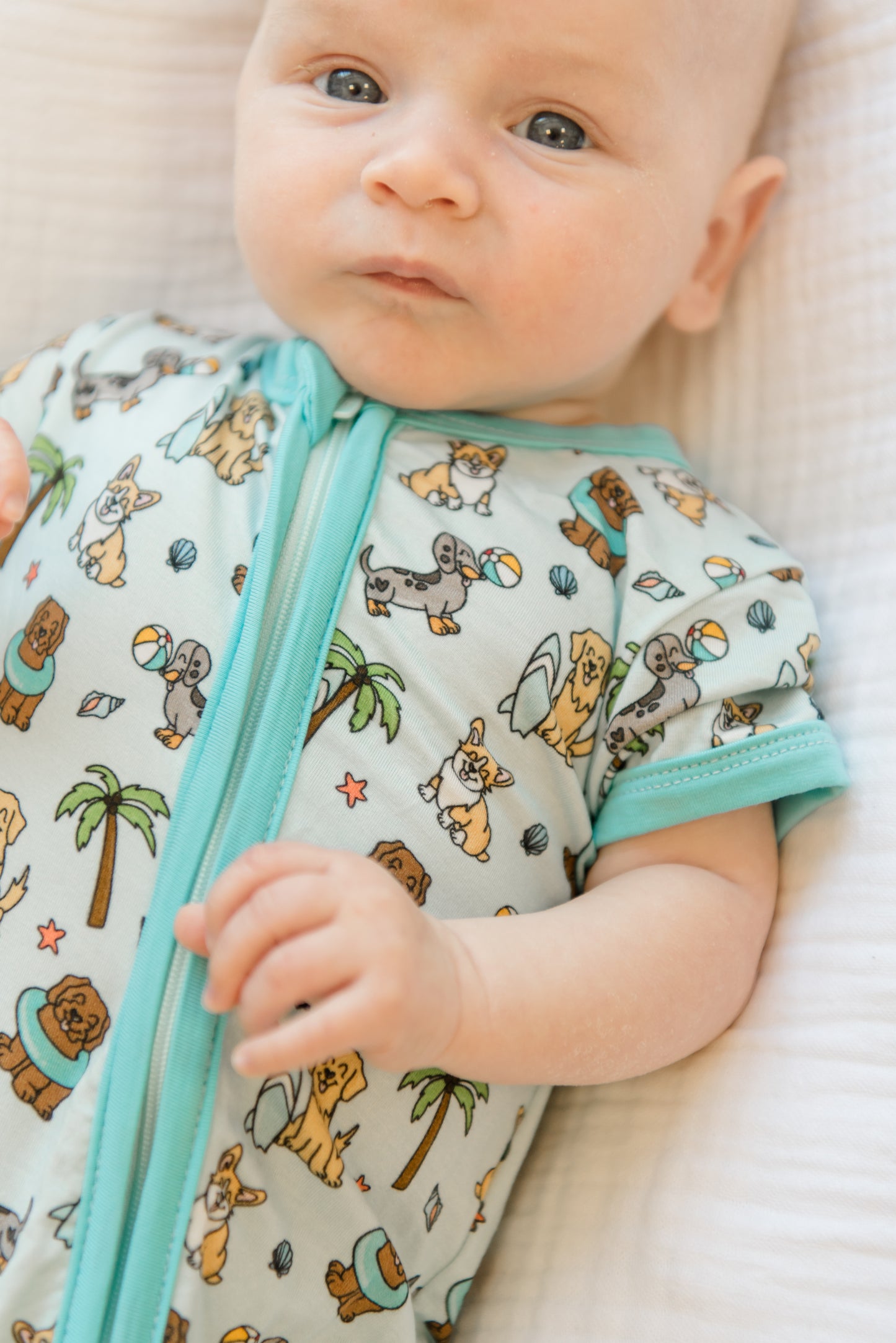 Puppy Paradise Bamboo Romper