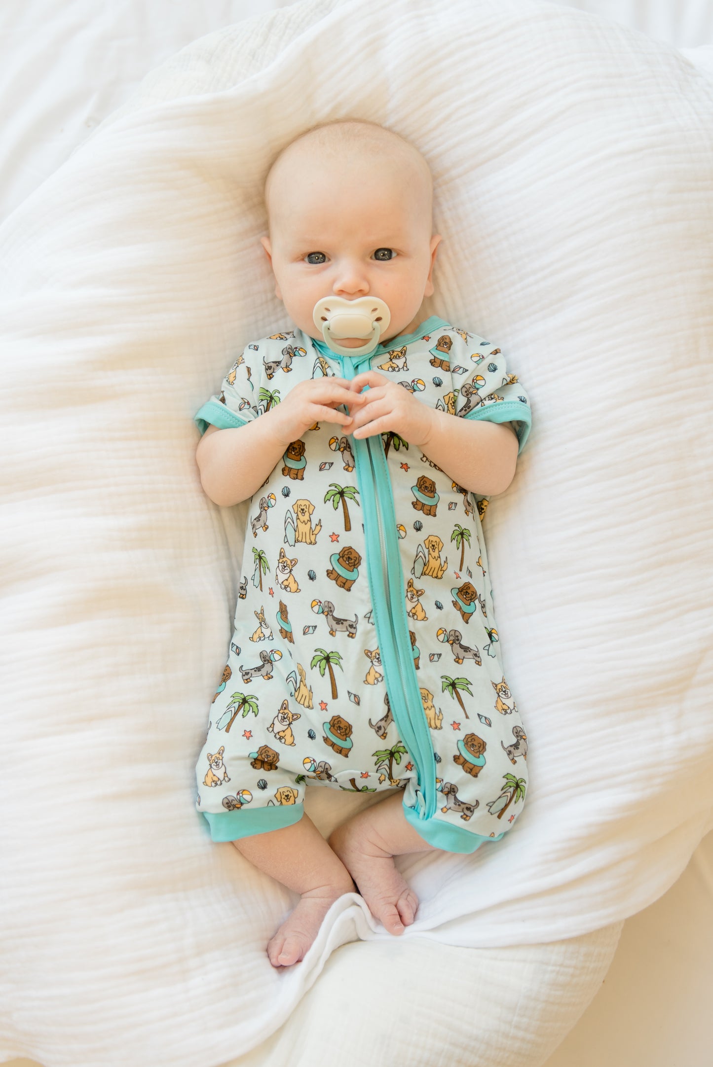 Puppy Paradise Bamboo Romper