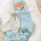 Blue Gingham Swaddle | Blanket