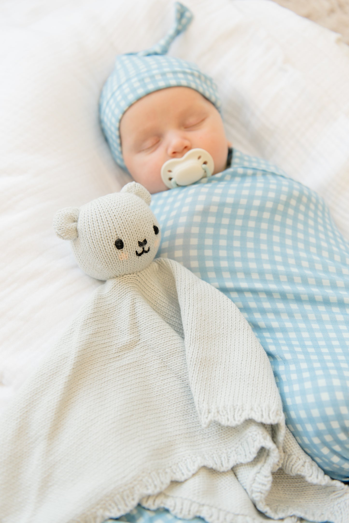 Baby bear lovey (baby blue)
