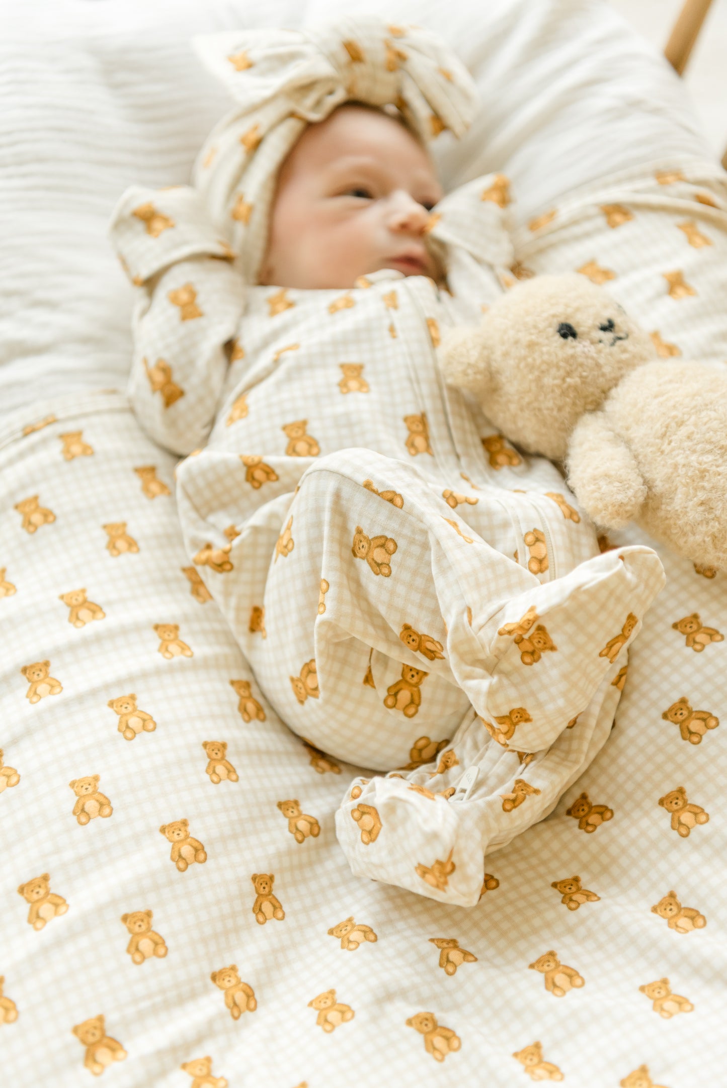 Bear-y Cute Bamboo Footie