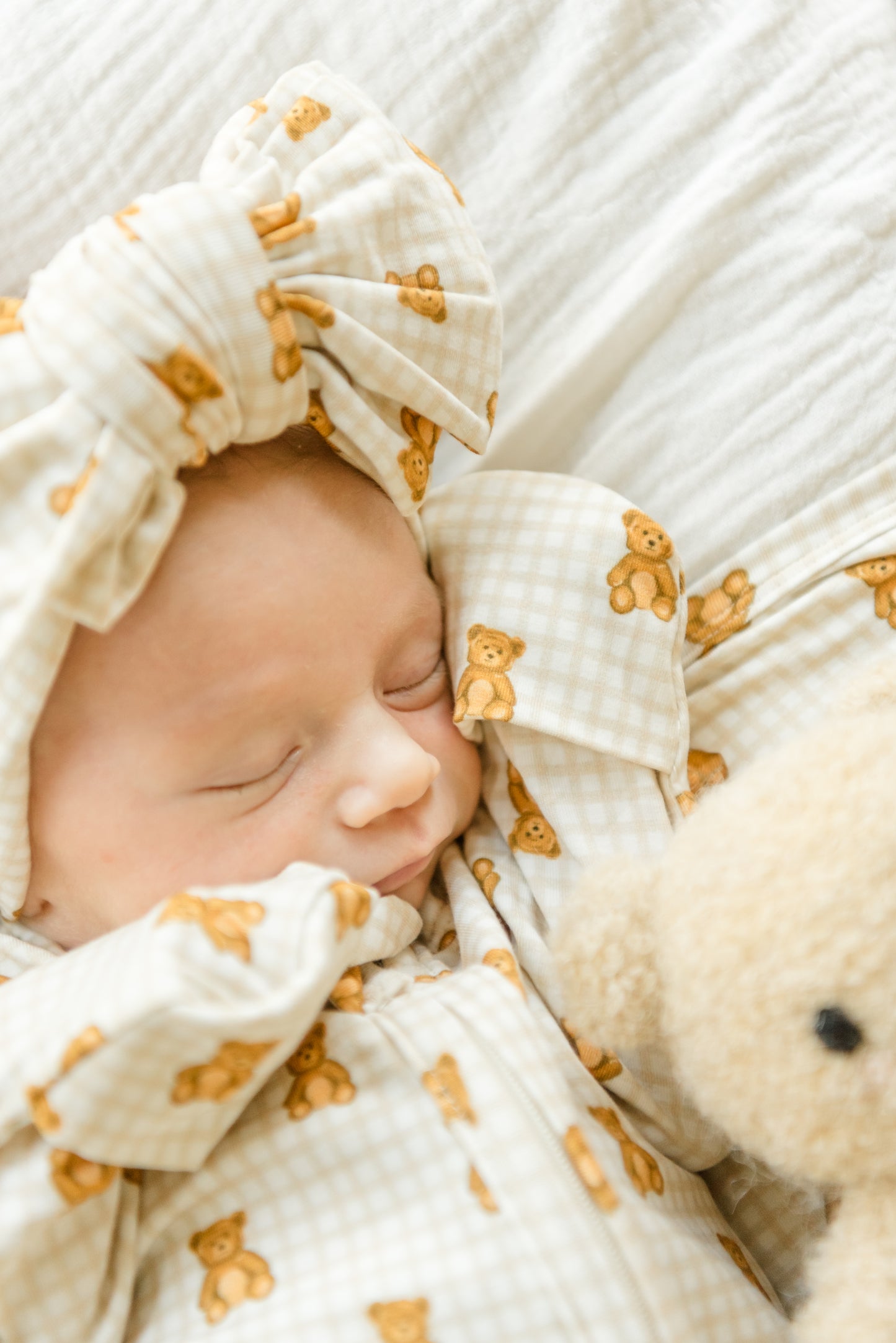 Bear-y Cute Bamboo Footie