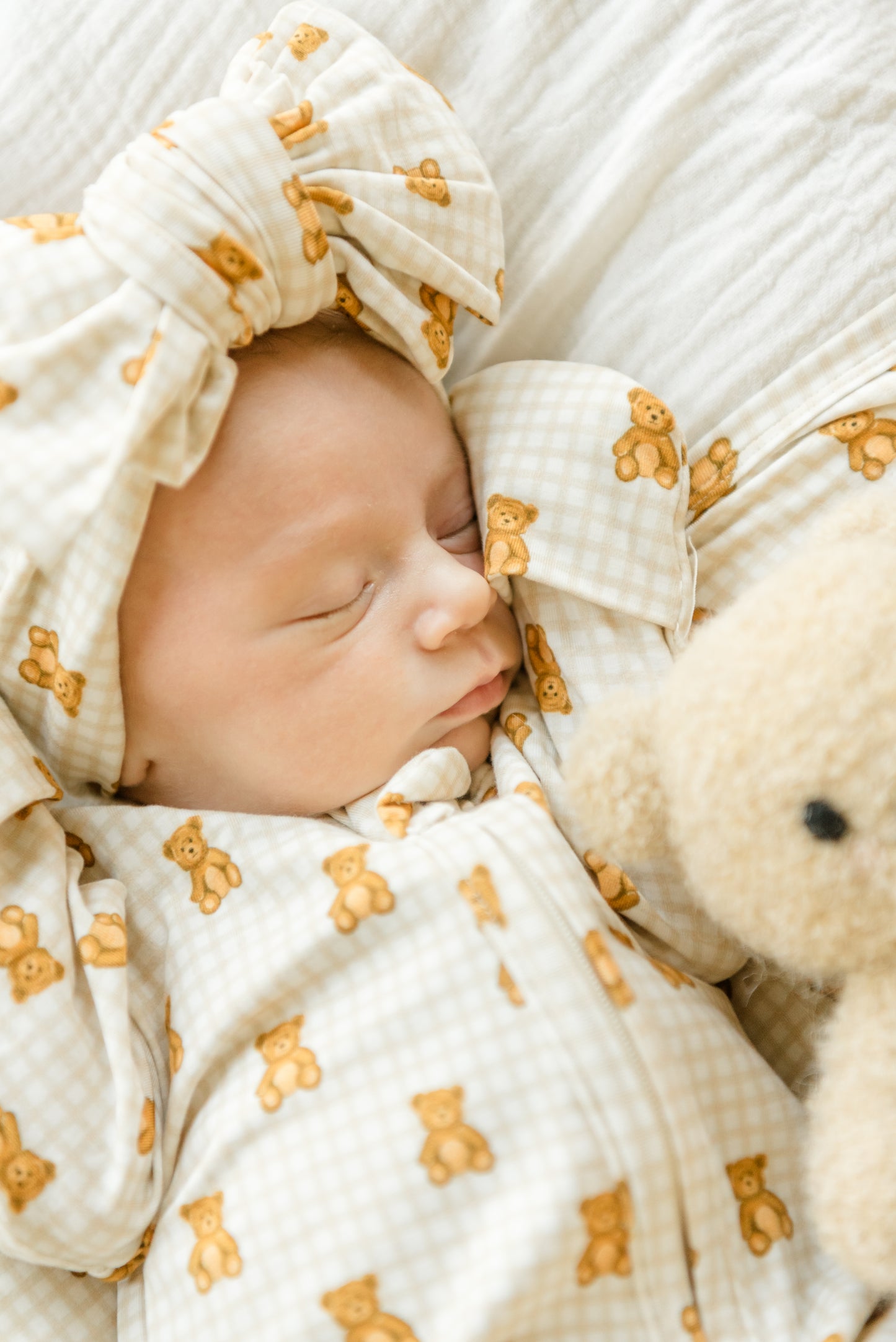 Bear-y Cute Bamboo Footie