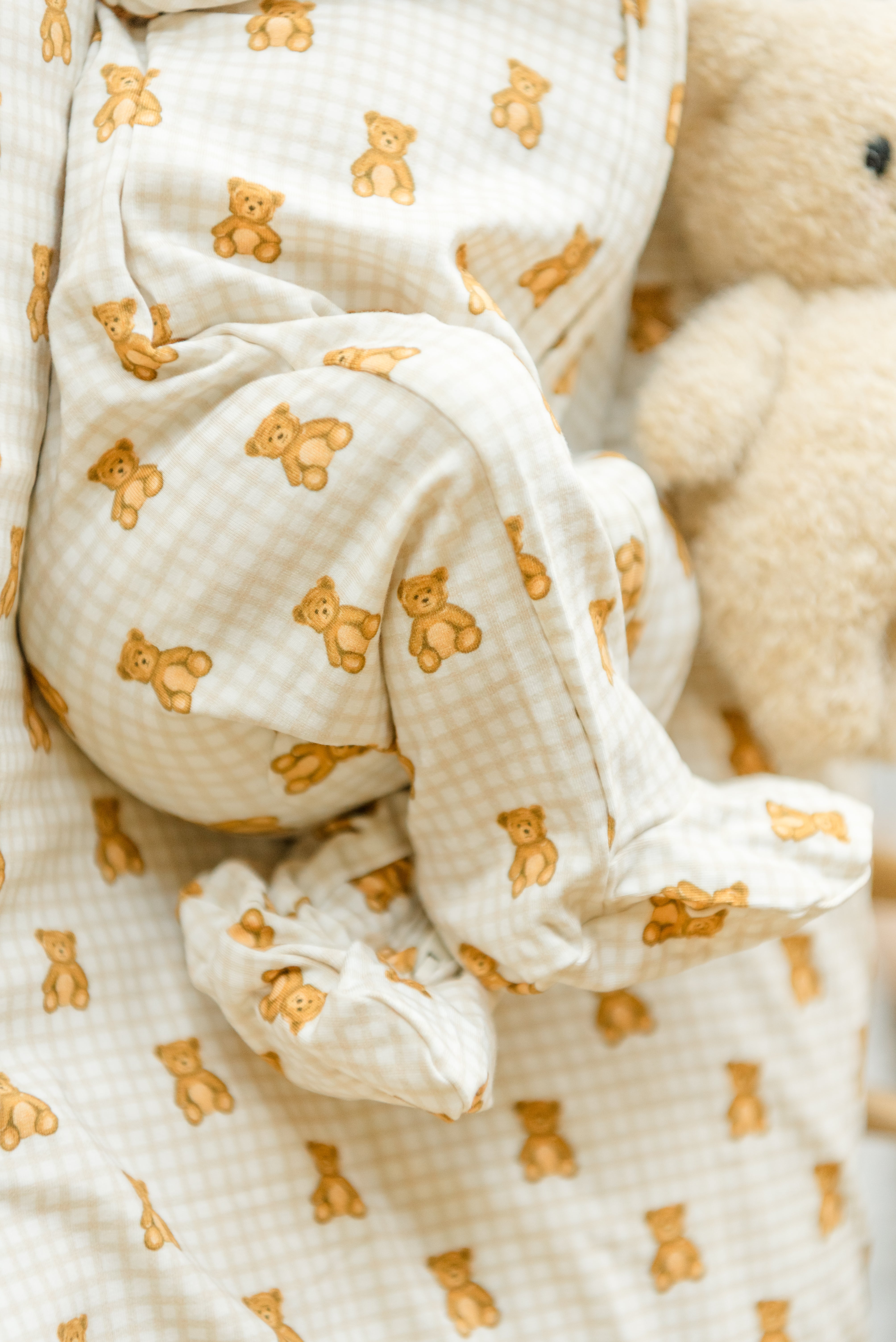 Bear-y Cute Bamboo Footie