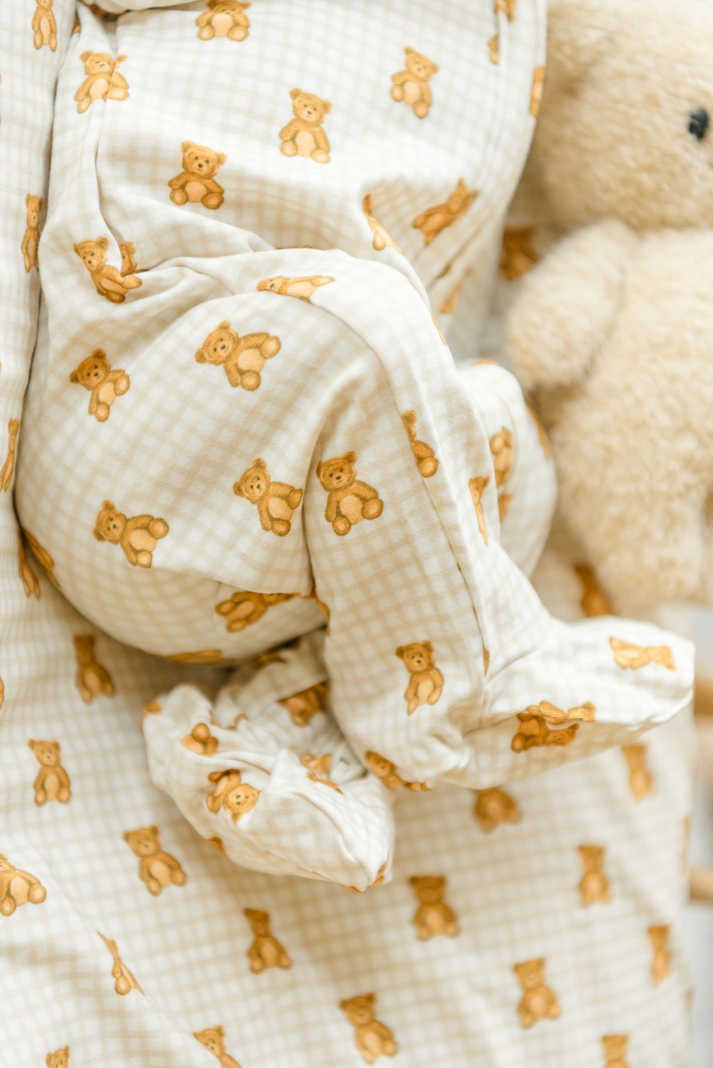 Bear-y Cute Bamboo Footie