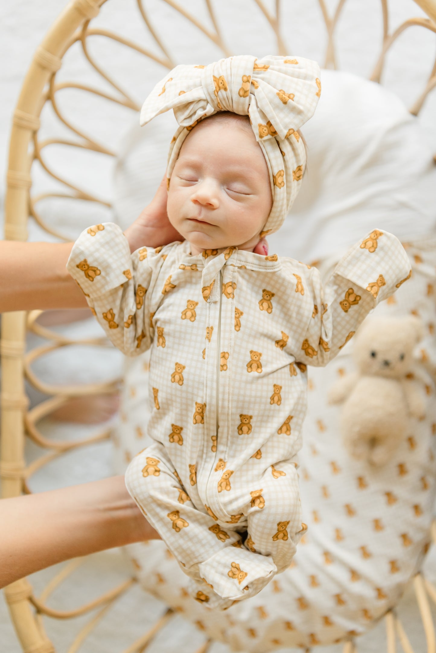 Bear-y Cute Bamboo Footie