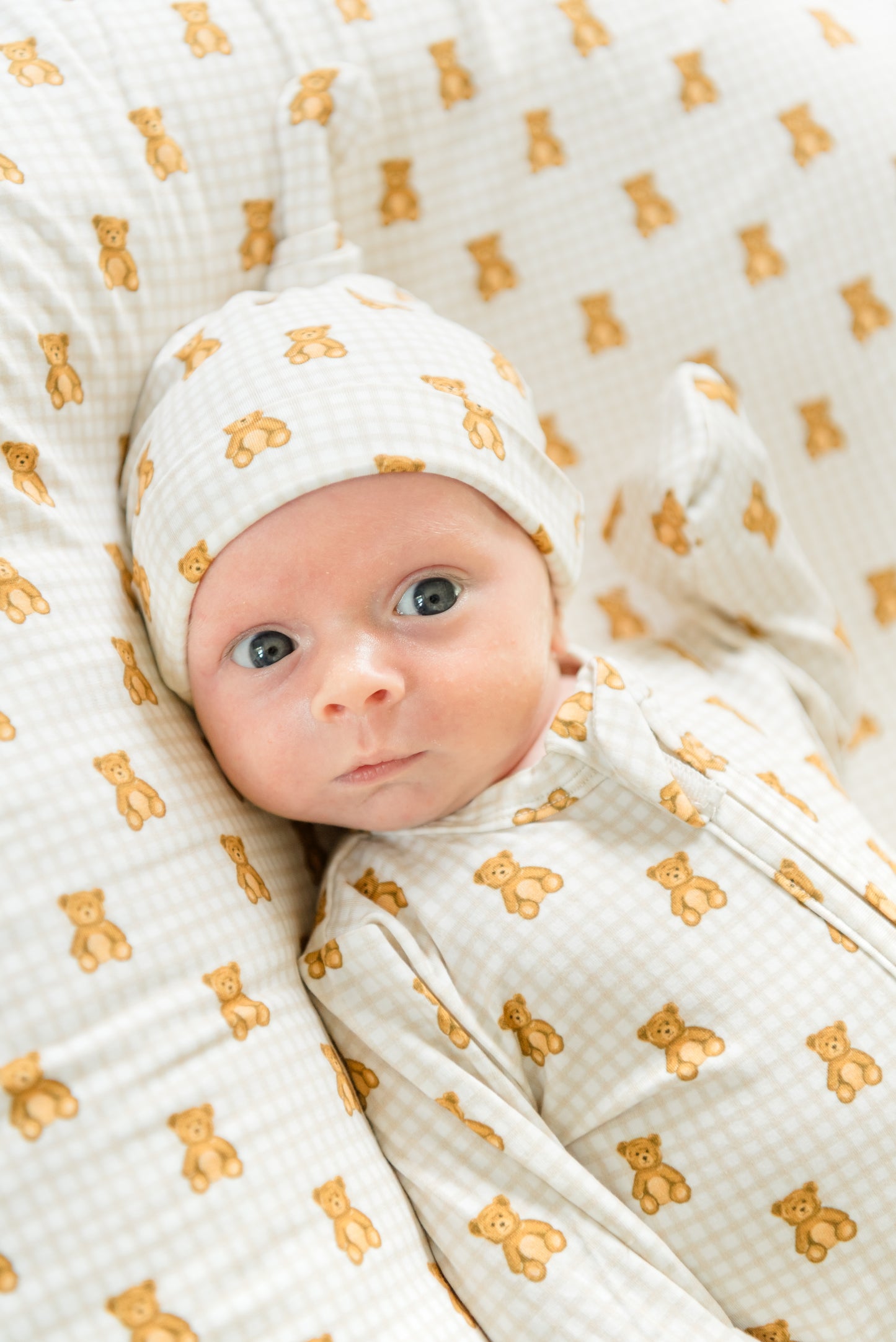 Bear-y Cute Knotted Hat