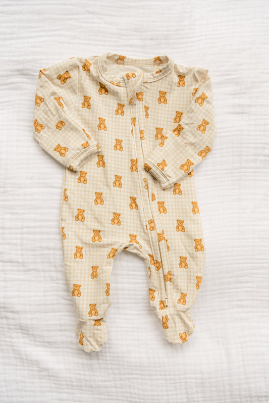 Bear-y Cute Bamboo Footie